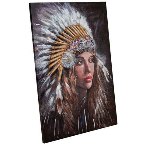 Quadro Dipinto A Mano Con Rilievo Grigio 80x120x3h - Foto 1