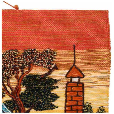 Arazzo Decorativo In Iuta Intrecciata 100x80 - Foto 3