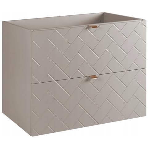 | Mobiletto 80 cm - Beige Mat - Mobili da bagno - Mobiletti - Senza top - Foto 1