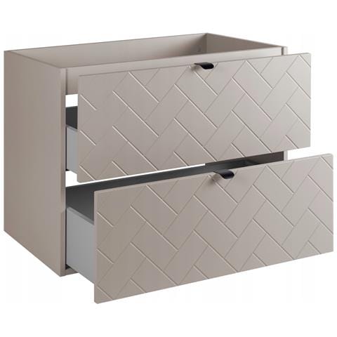 | Mobiletto 80 cm - Beige Mat - Mobili da bagno - Mobiletti - Senza top - Foto 9