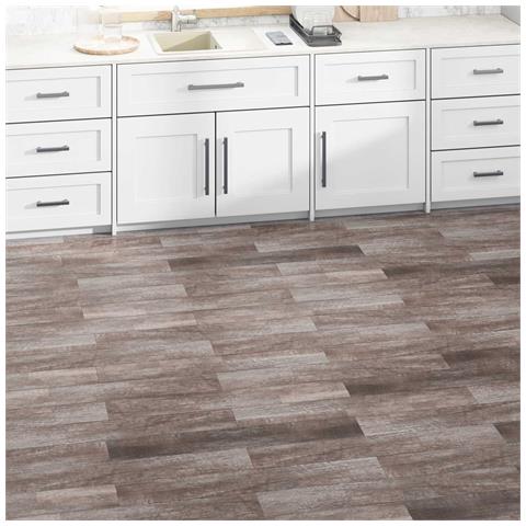 Tavole per Pavimenti 36 pcs Marrone 5,02 m² PVC - Foto 2