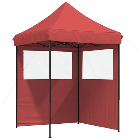 Tenda Party Borgogna 200 x 200 x 306 cm Tessuto Oxford - Foto 1