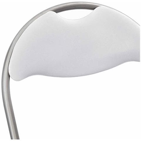 Sedia pieghevole 2 pcs Bianco e Grigio 48 x 43,5 x 81 cm - Foto 9