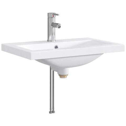 Lavabo da bagno Cromato 61 x 40 x 16,5 cm Metallo - Foto 1