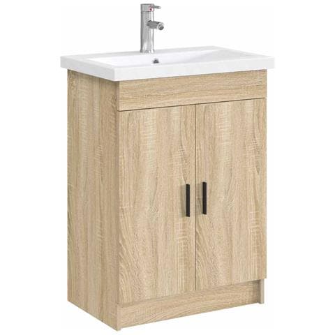 Lavabo da bagno Cromato 61 x 40 x 16,5 cm Metallo - Foto 2