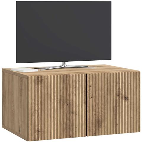 Mobile Porta TV da Muro Rovere Artigianale 59,5 x 41 x 30 cm - Foto 2
