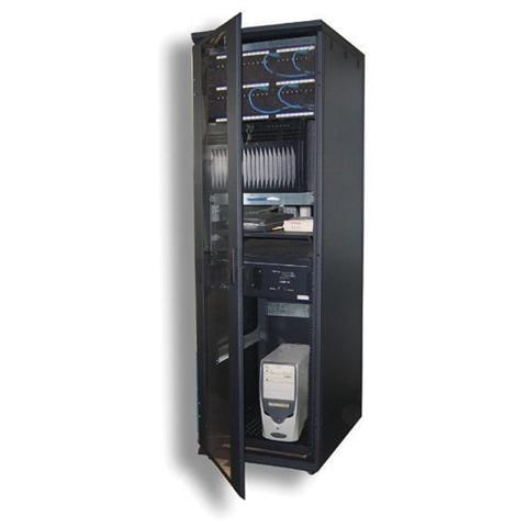 I-CASE FP-4288BKX - Armadio NetRack 19'' 800x800 42 Unità Nero da Assemblare - Foto 6