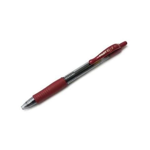 Penna a Sfera con Punta di Metallo Conica Trasparente Bordò 0.7 mm 1485 - Foto 1