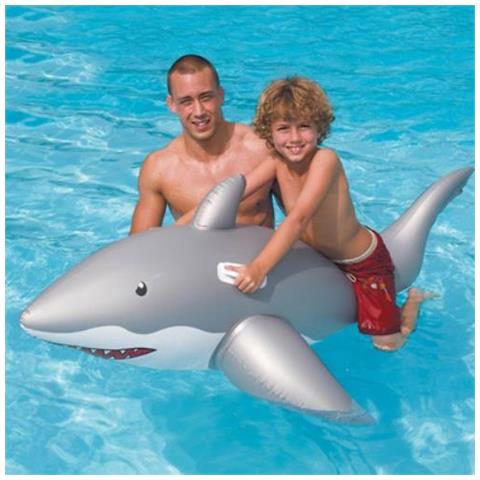 Cavalcabile Squalo Gonfiabile Salvagente 183x102 cm - Foto 3