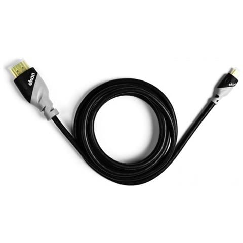 ECVHDMI18MICRO cavo HDMI 1,8 m HDMI tipo A (Standard) HDMI tipo D (Micro) Nero - Foto 1