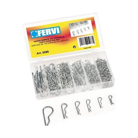 Serie Set Kit Assortimento 150 Coppiglie Di Sicurezza 0298 - Foto 1
