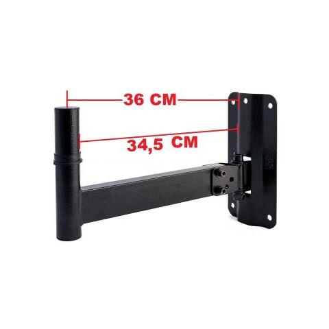 Coppia Supporti Staffe A Muro Universali Per Casse Acustiche - Foto 2