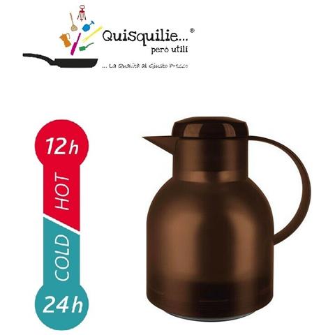 Samba - Caraffa Termica, 1 L, Colori Assortiti Qualità Extra - Marrone - Foto 1