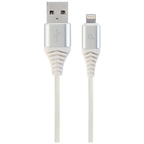 vers Cavo Ricarica Ccusb2bamlm1mbw2 1mt Argento / bianco - Foto 1