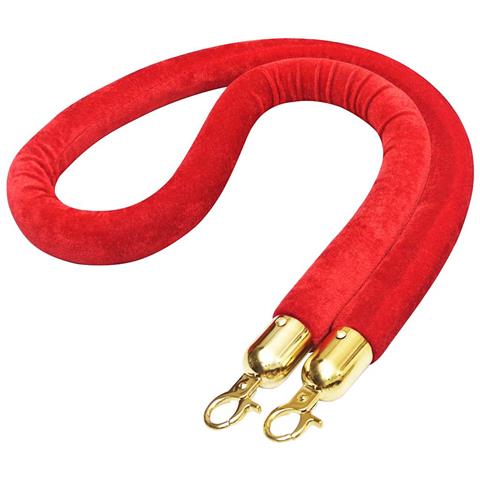 Cordone Per Transenne Rosso E Oro In Velluto - Foto 1