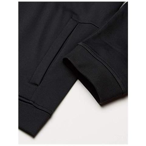 Sportstyle Tricot Giacca Confortevole E Calda, Giacca Da Corsa Ad Asciugatura Rapida Con Vestibilità Larga, Da Uomo, Nero (nero / bianco Onice), M - Foto 2