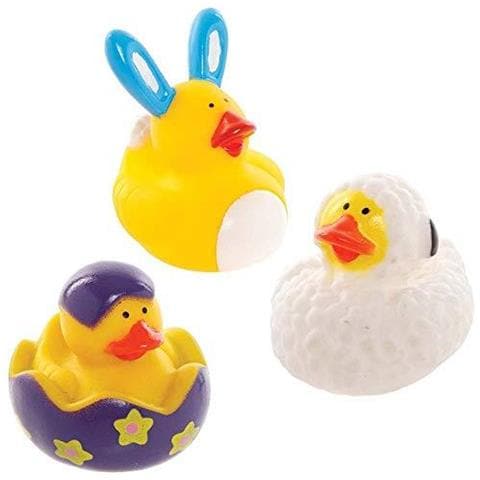 Anatre Baker Ross Ax872 Pasqua In Gomma - Confezione Da 6 Galleggiare I Giocattoli Ideale Per I Bambini Tempo Vasca O Attivit Acquatiche - Foto 1