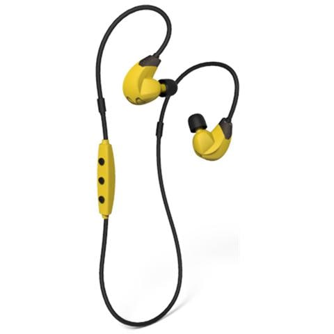 Y4, Stereofonico, Bluetooth, Interno orecchio, Giallo, Senza fili, Intraurale - Foto 1