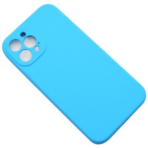 Custodia Tpu Silicone Lite Cover Soft-case Per Apple Iphone 12 Pro Max Light Blu - Foto 1