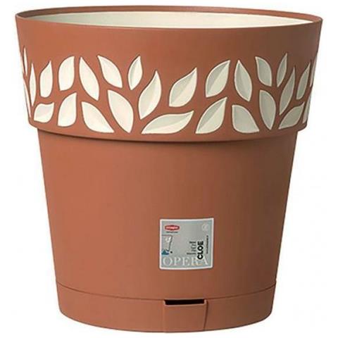 Vaso Opera Cloe Bianco Cm 25x25 con Riserva D'acqua - Foto 2