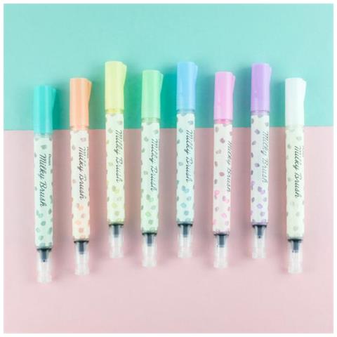 Milky Evidenziatore 1 Pz Punta Del Pennello Bianco - Foto 1