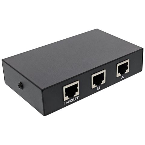 RJ45 switch manuale, da 1 a 2, 3x presa RJ45 - Foto 2