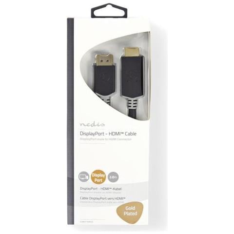 Ccbw37100at20 Cavo E Adattatore Video 2 M Displayport Hdmi Antracite - Foto 3