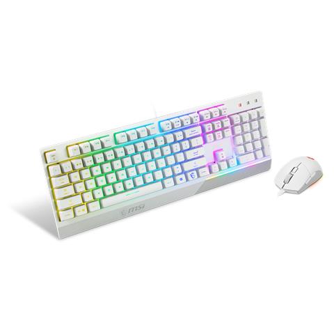 S11-04DE305-CLA tastiera Mouse incluso Gaming USB QWERTZ Tedesco Bianco - Foto 1