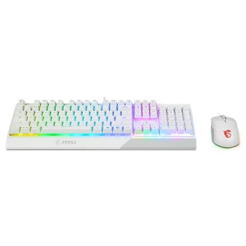 S11-04DE305-CLA tastiera Mouse incluso Gaming USB QWERTZ Tedesco Bianco - Foto 5