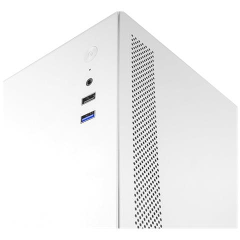 Case PC Novax Micro-ATX Ultra-compatto, Mini-Tower Box, 1 porta USB 2.0,Colore Bianco - Foto 6