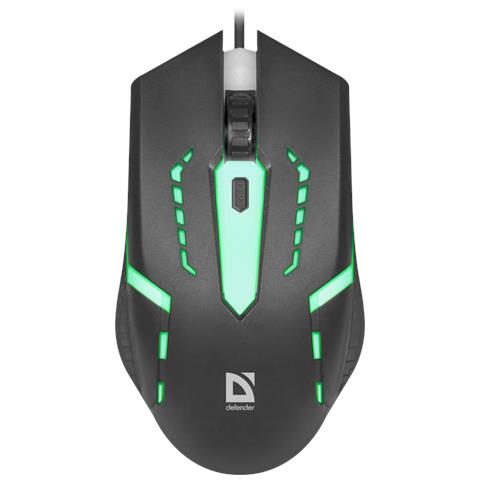 Defender HIT MB-601 mouse Gaming Ambidestro USB tipo A Ottico 1200 DPI - Foto 2