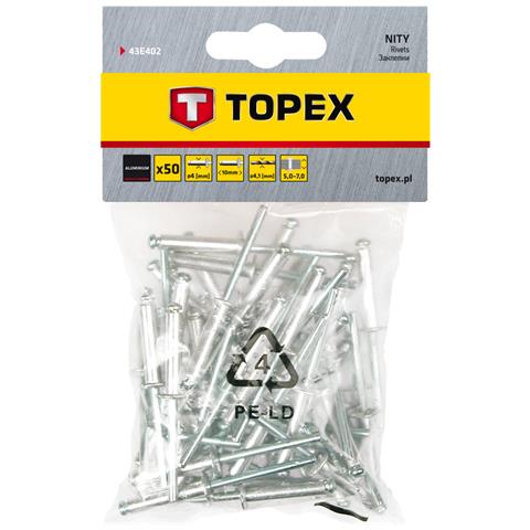 Rivetti In Alluminio 4,0 X 10 Mm, 50 Pz. - Foto 1