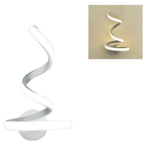 Applique Lampada Interno Moderna Parete Muro Spirale 13w Luce Naturale St-002 - Foto 1