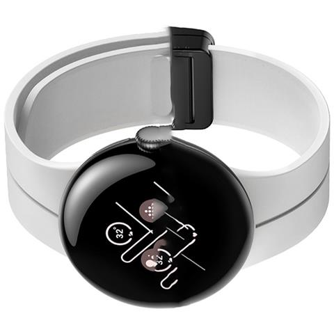 Cinturino In Silicone Per Google Pixel Watch 3 (45 Mm) White - Foto 3