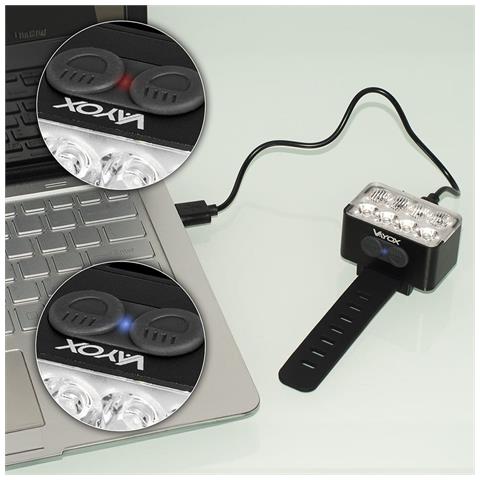 Luce Anteriore Per Bicicletta 900lm 8*led Usb-c Va0151 - Foto 7