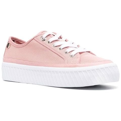 Platform Vulcanized Sneaker Sneakers Sintetico Scarpe Donna Rosa Eu 40, Fw0fw07156 Tqs - Foto 2