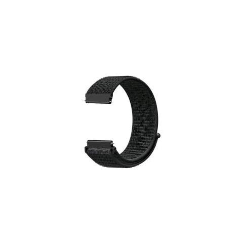 Watchband Universal Cinturino Sportivo Universale Per Tutti Gli Smartwatch (no Apple Watch) 22mm Chiusura In Velcro Nero - Foto 1