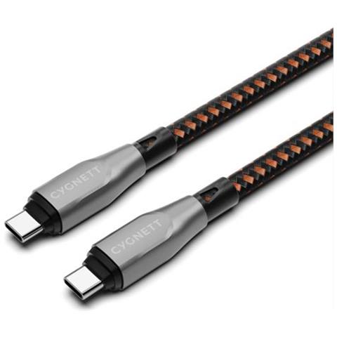 Cavo Armoured Pro 240w Da Usb-c A Usb-c In Kevlar Da 1 M, Nero - Foto 2