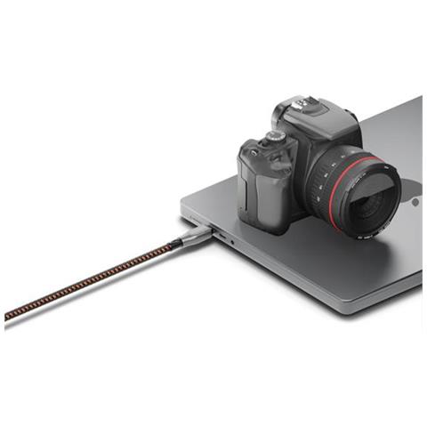 Cavo Armoured Pro 240w Da Usb-c A Usb-c In Kevlar Da 1 M, Nero - Foto 5