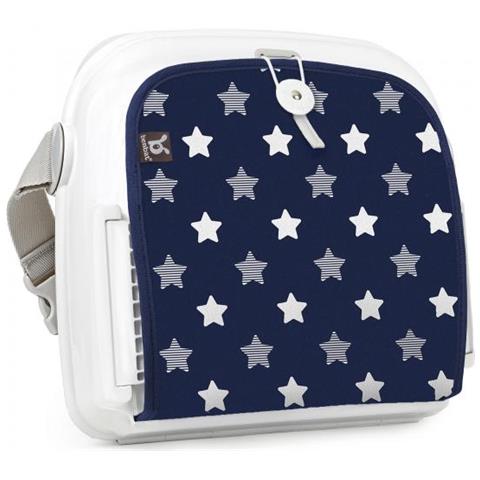 Alzasedia Per Tavolo Da Pranzo - Benbat - Portatile E Lavabile - Facile Da Piegare - Cintura Di Sicurezza Regolabile - Blu Marino - Foto 3