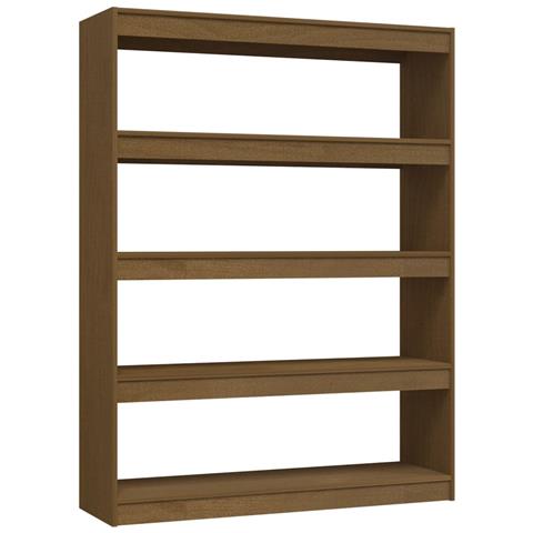 Lusso Casadino - Libreria/divisorio Ambra 100x30x135,5 Cm In Massello Di Pino - Foto 1