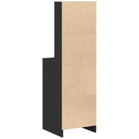 Highboard Nero Quercia 40x41x135 cm Legno ingegnerizzato - Foto 8