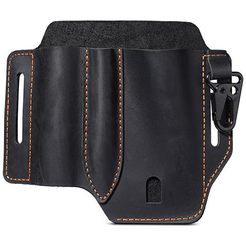 Custodia Tattica Edc In Pelle Per Organizer Di Utensili Multiuso Con Clip Da Cintura - Foto 1