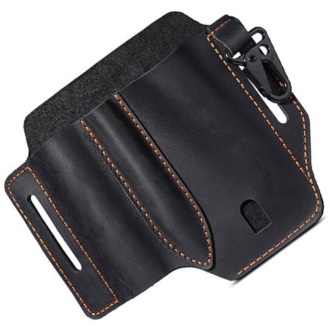 Custodia Tattica Edc In Pelle Per Organizer Di Utensili Multiuso Con Clip Da Cintura - Foto 2