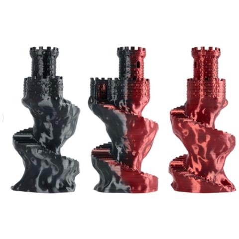 81404 materiale di stampa 3D Acido polilattico (PLA), Seta Multicolore 1 kg - Foto 4