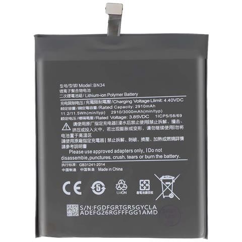 Batteria Per Smartphone Xiaomi Redmi 5a Li-polimero 3.85v 3000mah 11,55 Wh - Foto 1