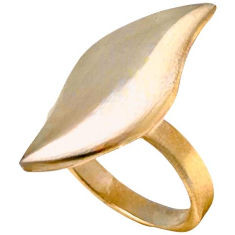 Anello Drop By Drop In Ottone Placcato Oro - Foto 1