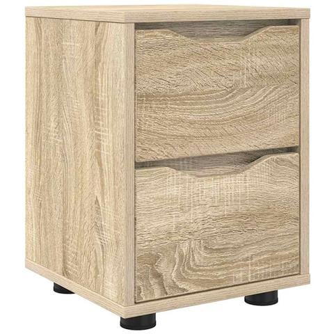 Comodino Rovere Sonoma 30,5 x 30 x 43 cm Legno multistrato - Foto 1