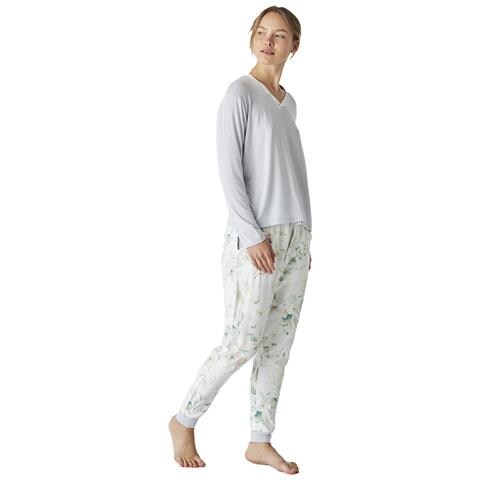 Pigiama Da Donna Manica Lunga Scollo A V Jjbep1101 - Foto 1