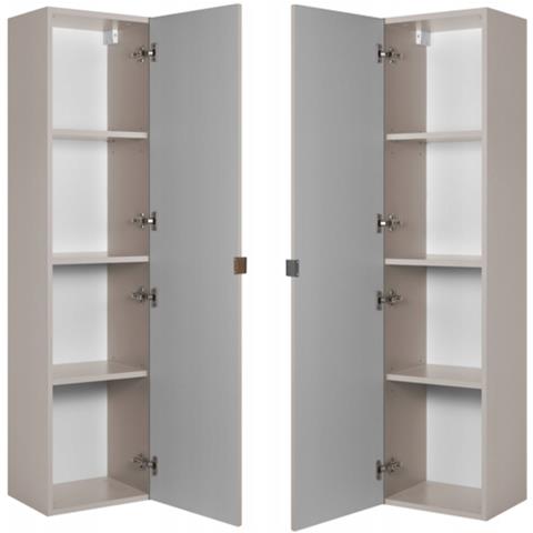 | Mobili da bagno | Beige opaco | L /H /D ca. 35/136/27 cm | Mobili da bagno, mobile da bagno, armadio alto da bagno | 1 anta Softclose - Foto 7